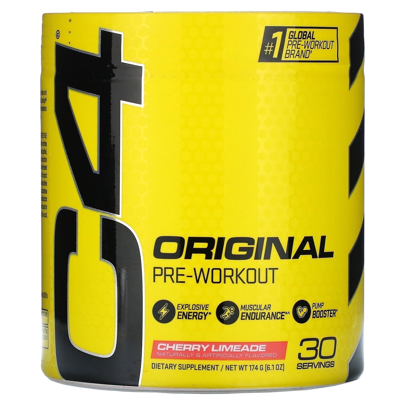 Cellucor C4 Original Explosive Pre-Workout Cherry Limeade 6.88 oz Pack of 4 for Enhanced Performance