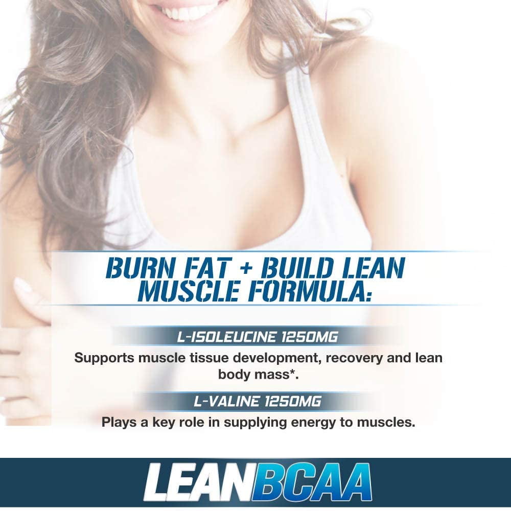 EVLUTION NUTRITION LEANBCAA WEIGHT LOSS PRE WORKOUT - CLA & L-CARNITINE FAT BURNER 30 SERVINGS (FRUIT PUNCH)