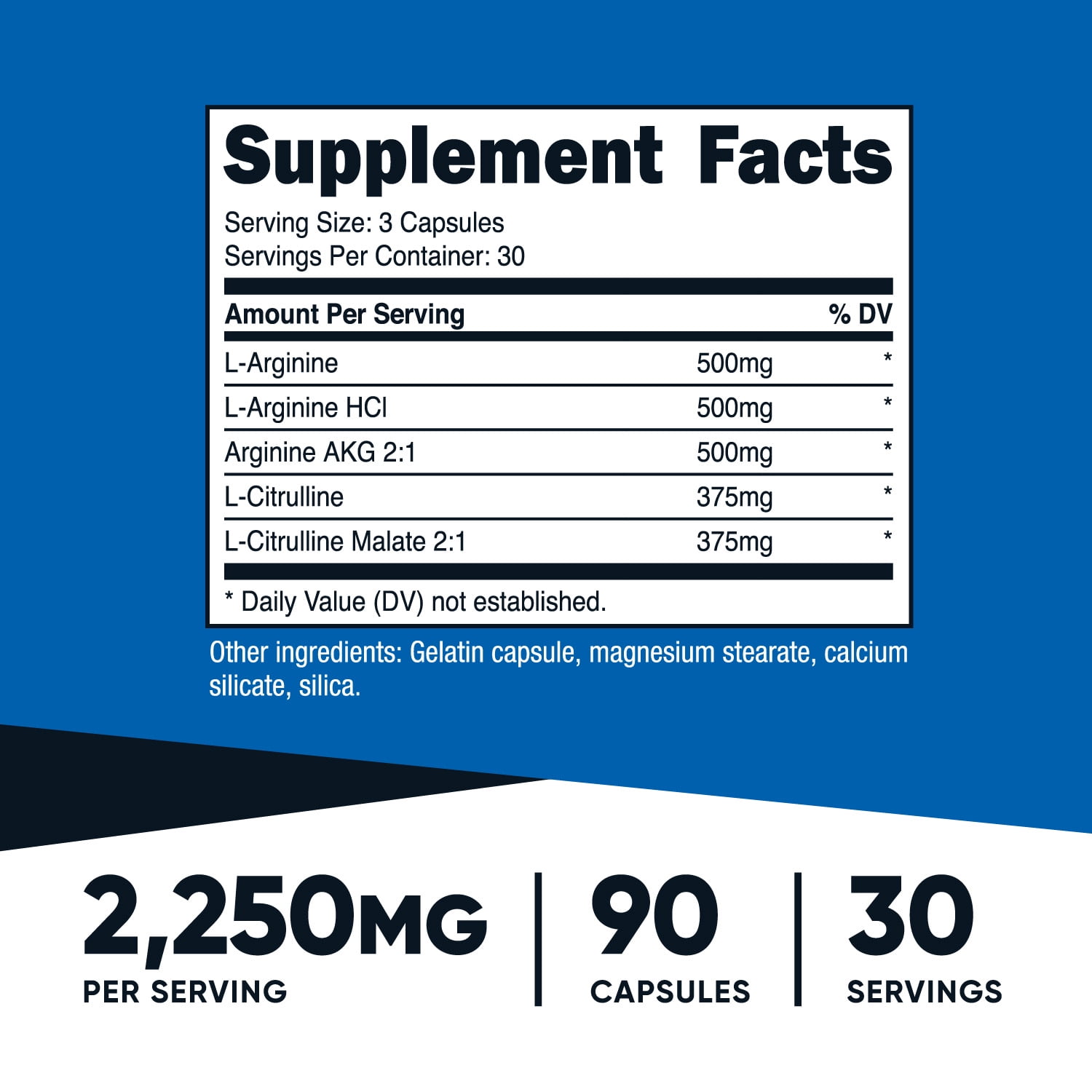 Nutricost Nitric Oxide Boost 750 MG Capsules 90 Count