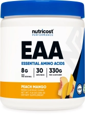 Nutricost EAA Powder 30 Servings Peach Mango - Essential Amino Acids Non-GMO
