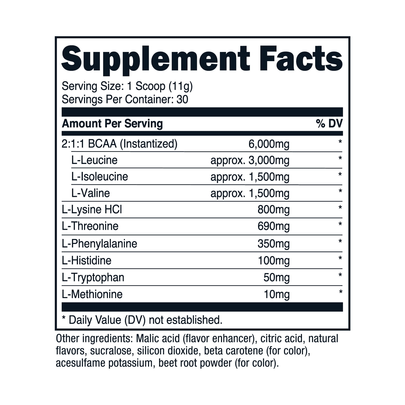 Nutricost EAA Powder 30 Servings Peach Mango - Essential Amino Acids Non-GMO