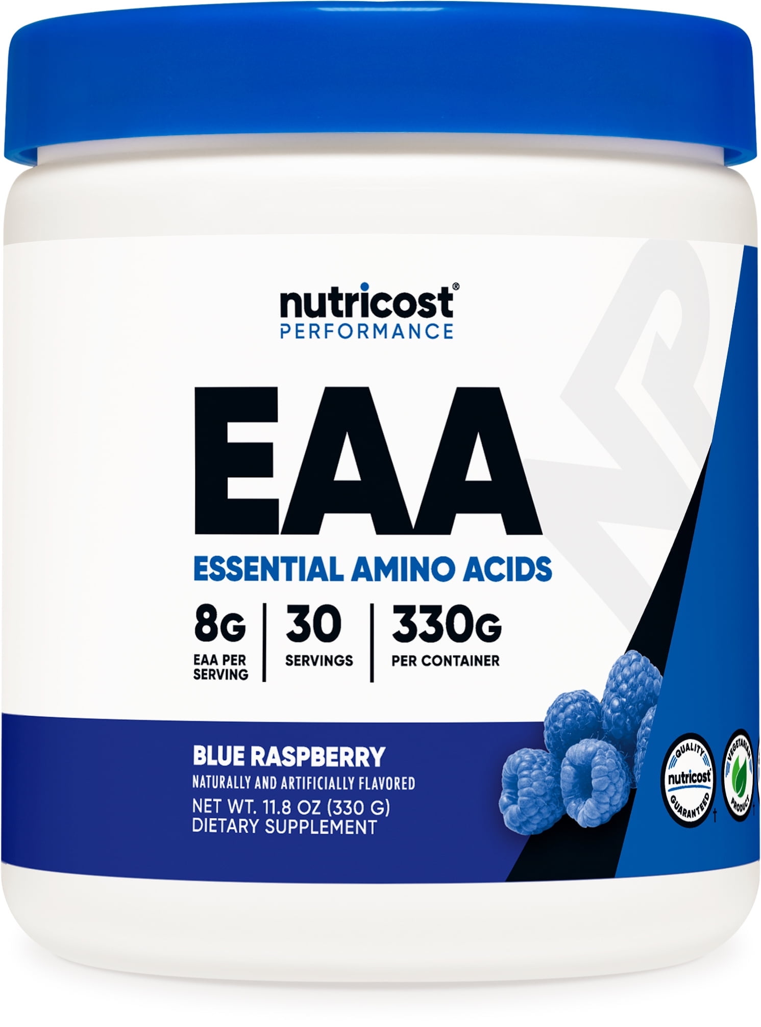 Nutricost EAA Powder 30 Servings Blue Raspberry Amino Acids Supplement