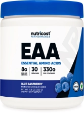Nutricost EAA Powder 30 Servings Blue Raspberry Amino Acids Supplement