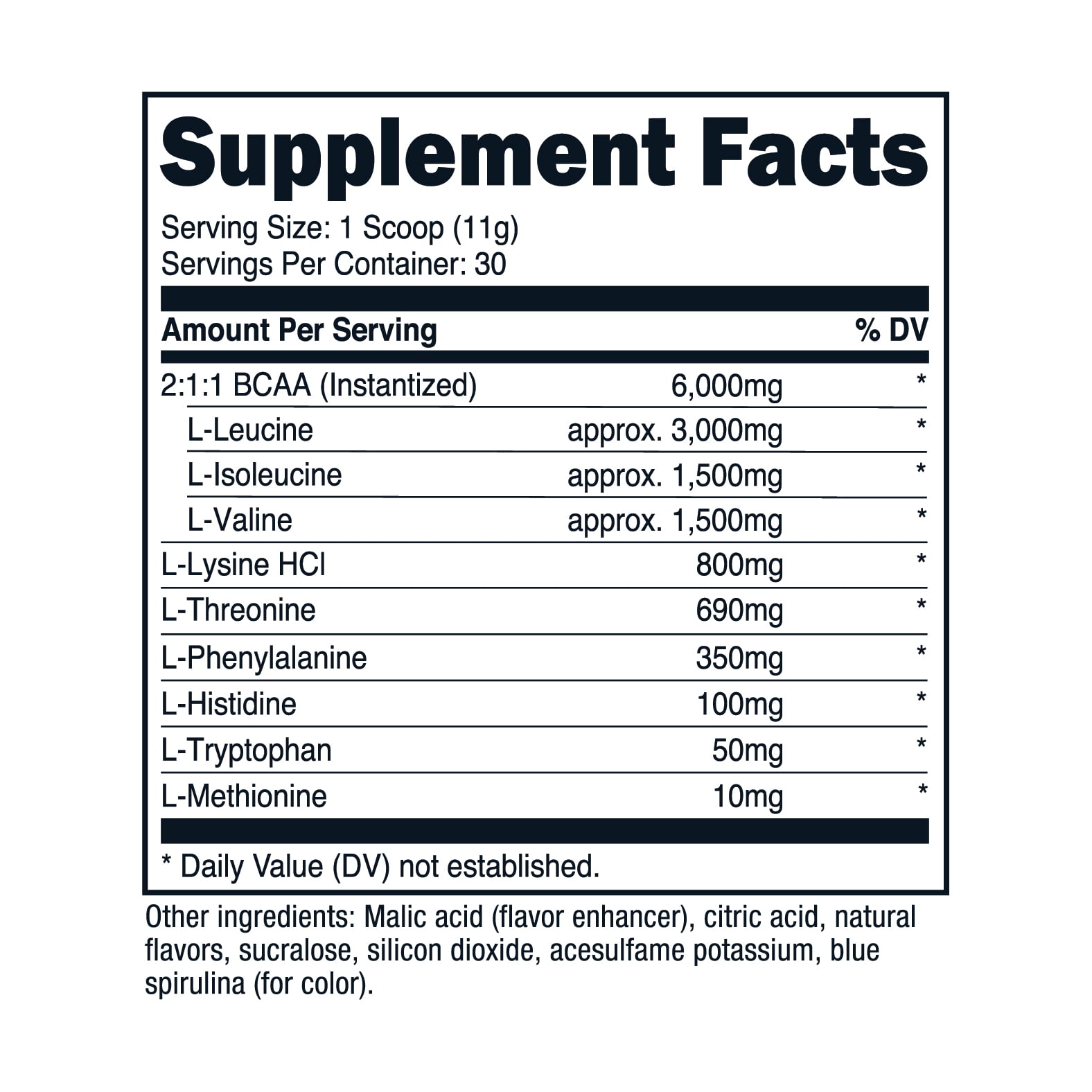 Nutricost EAA Powder 30 Servings Blue Raspberry Amino Acids Supplement