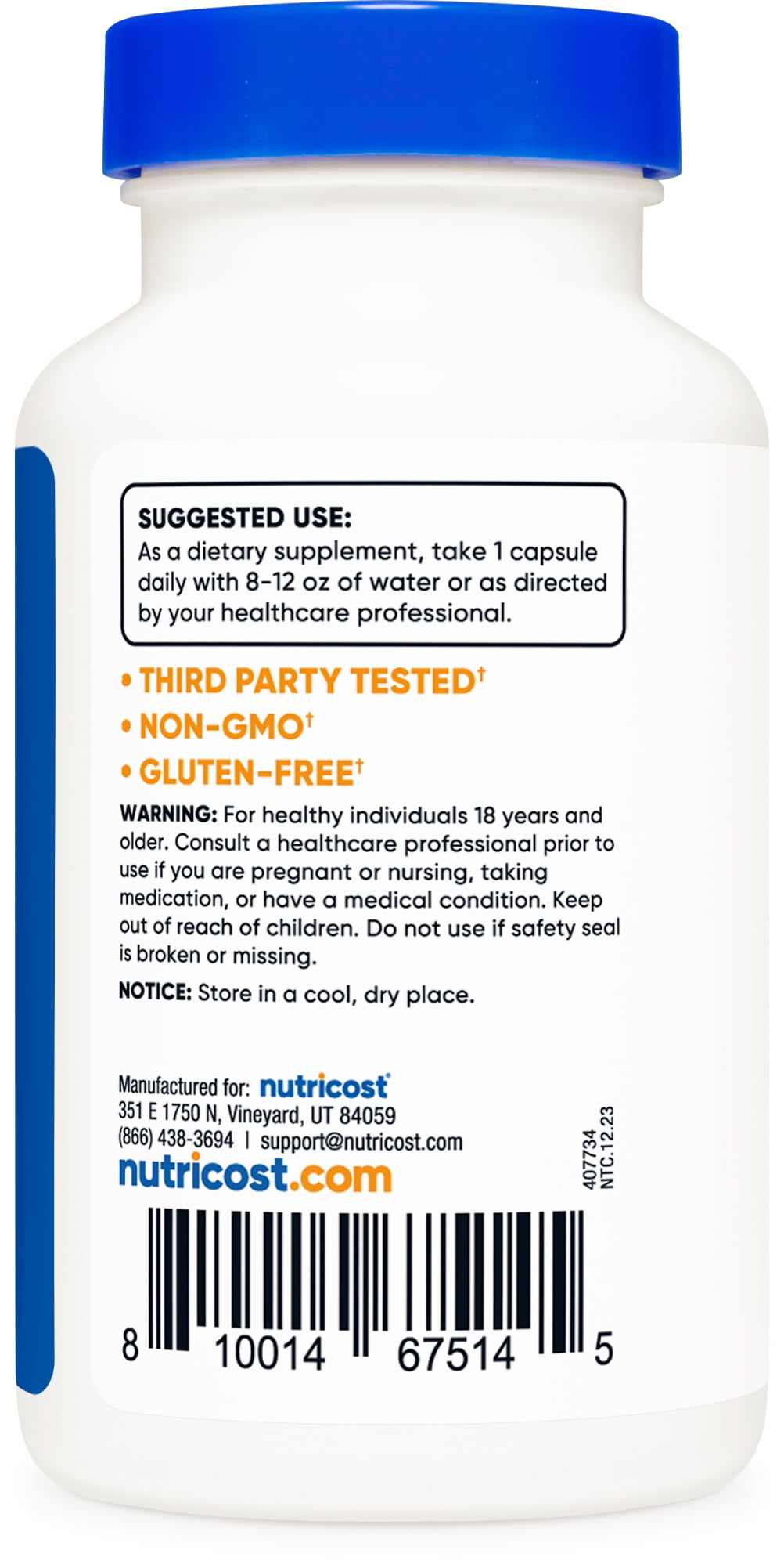 Nutricost 5 HTP 200 mg 120 Capsules