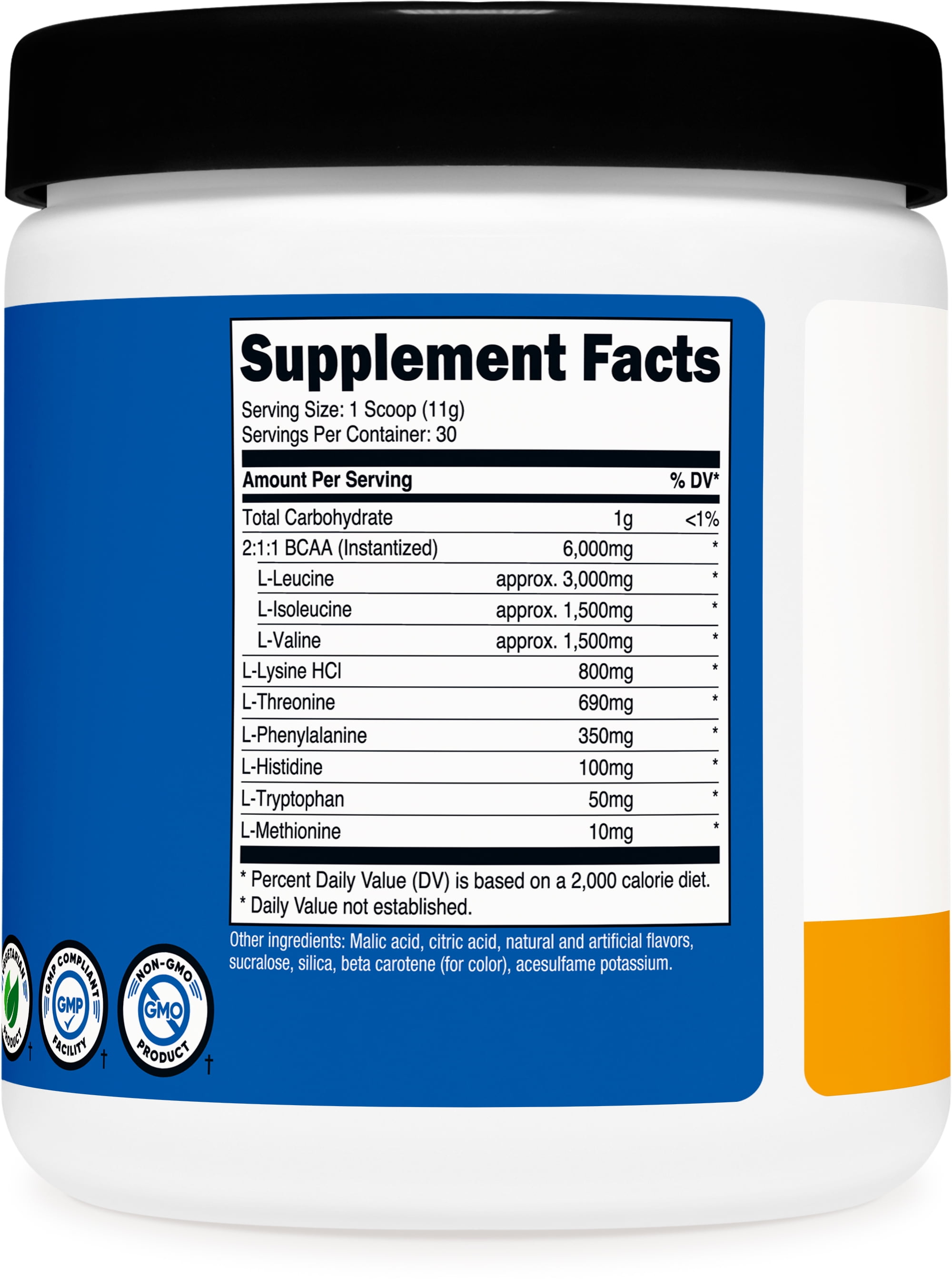 Nutricost EAA Supplement Powder 30 Servings Passion Fruit Orange and Guava POG