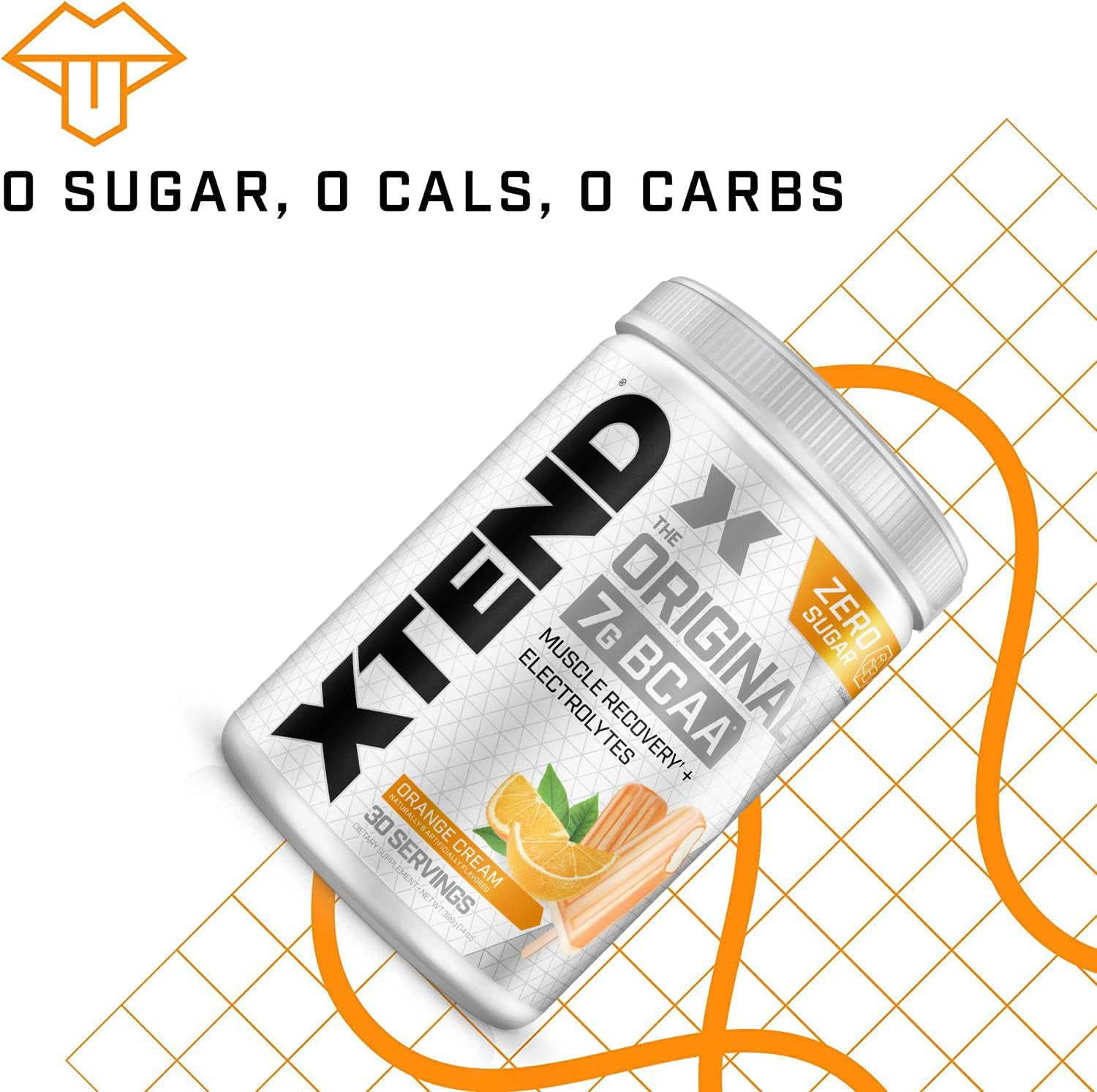 Xtend Original 7G BCAA Orange Cream 14 oz 396 g