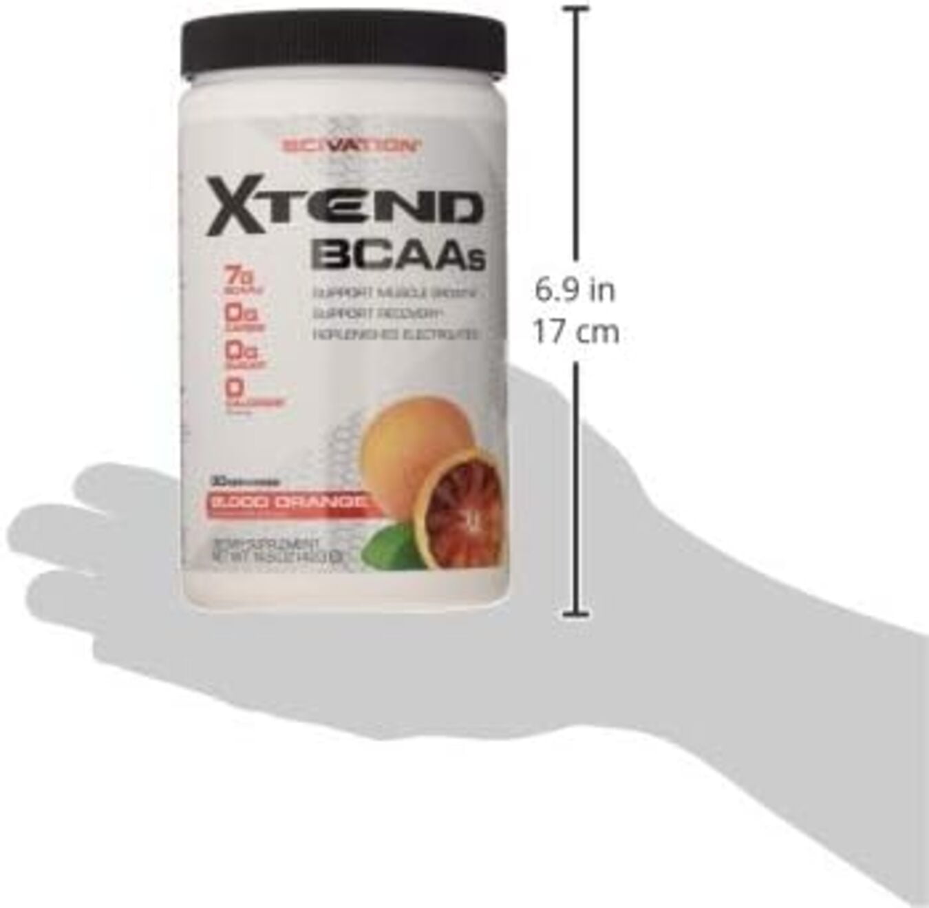 Xtend Original 7g BCAA Powder Muscle Recovery Sugar-Free Italian Blood Orange 30 Servings