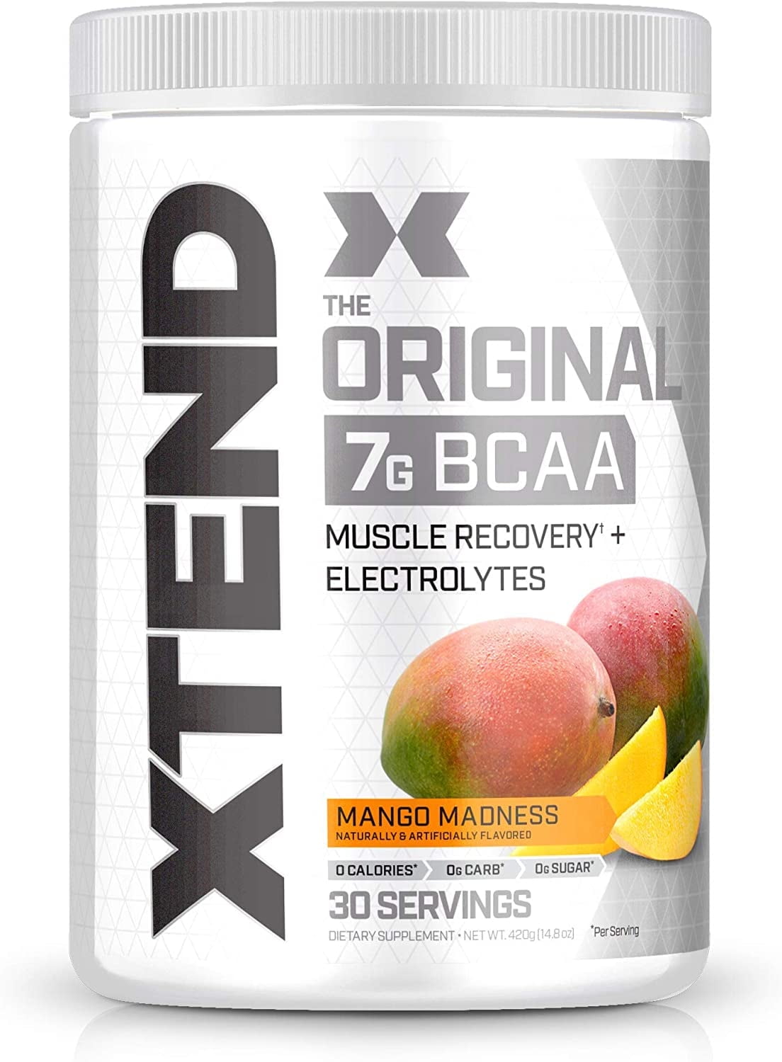 Xtend Original 7g BCAA Powder for Muscle Recovery Sugar-Free Mango Madness 30 Servings