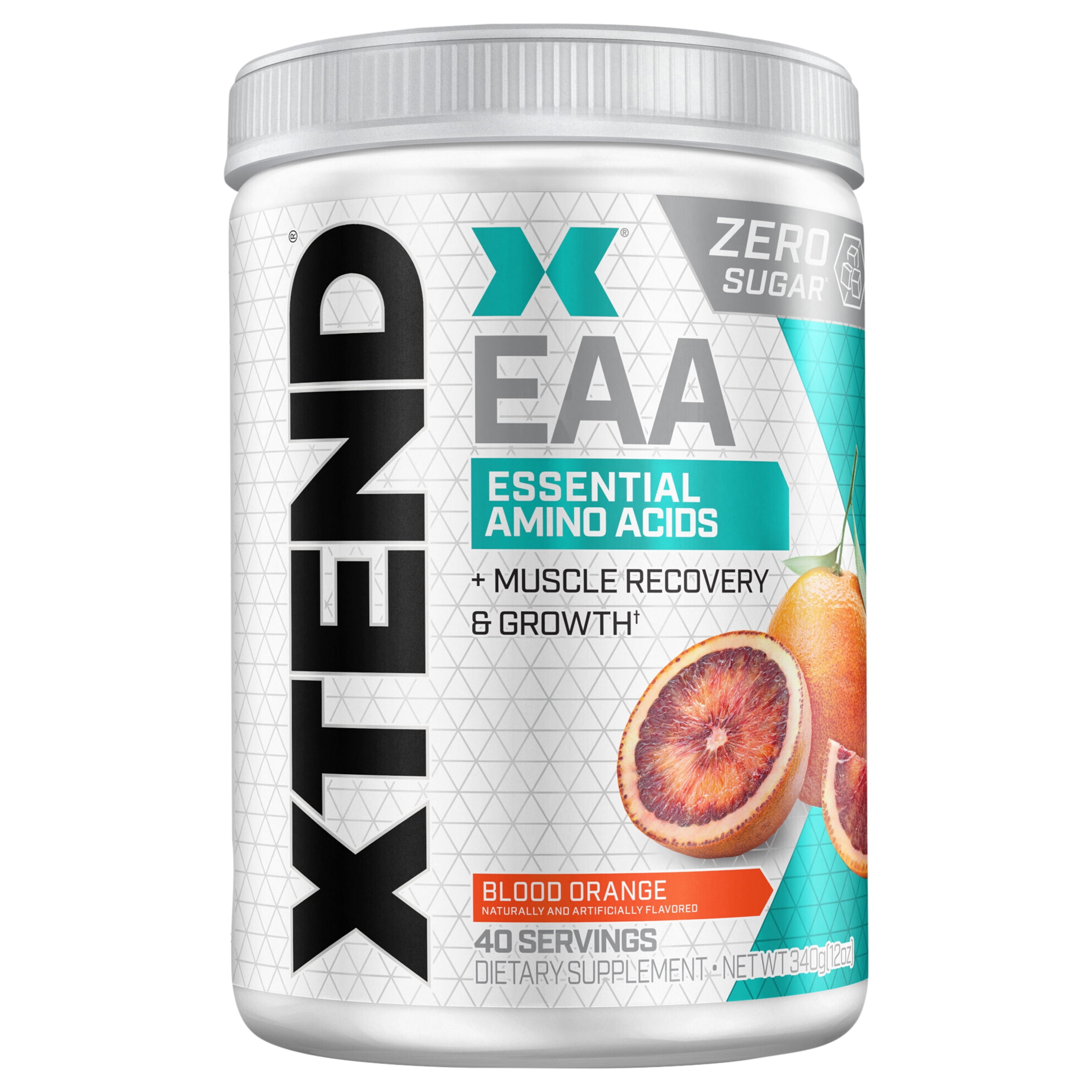 Xtend EAA Post Workout Powder Muscle Recovery Sugar Free Blood Orange 40 Servings