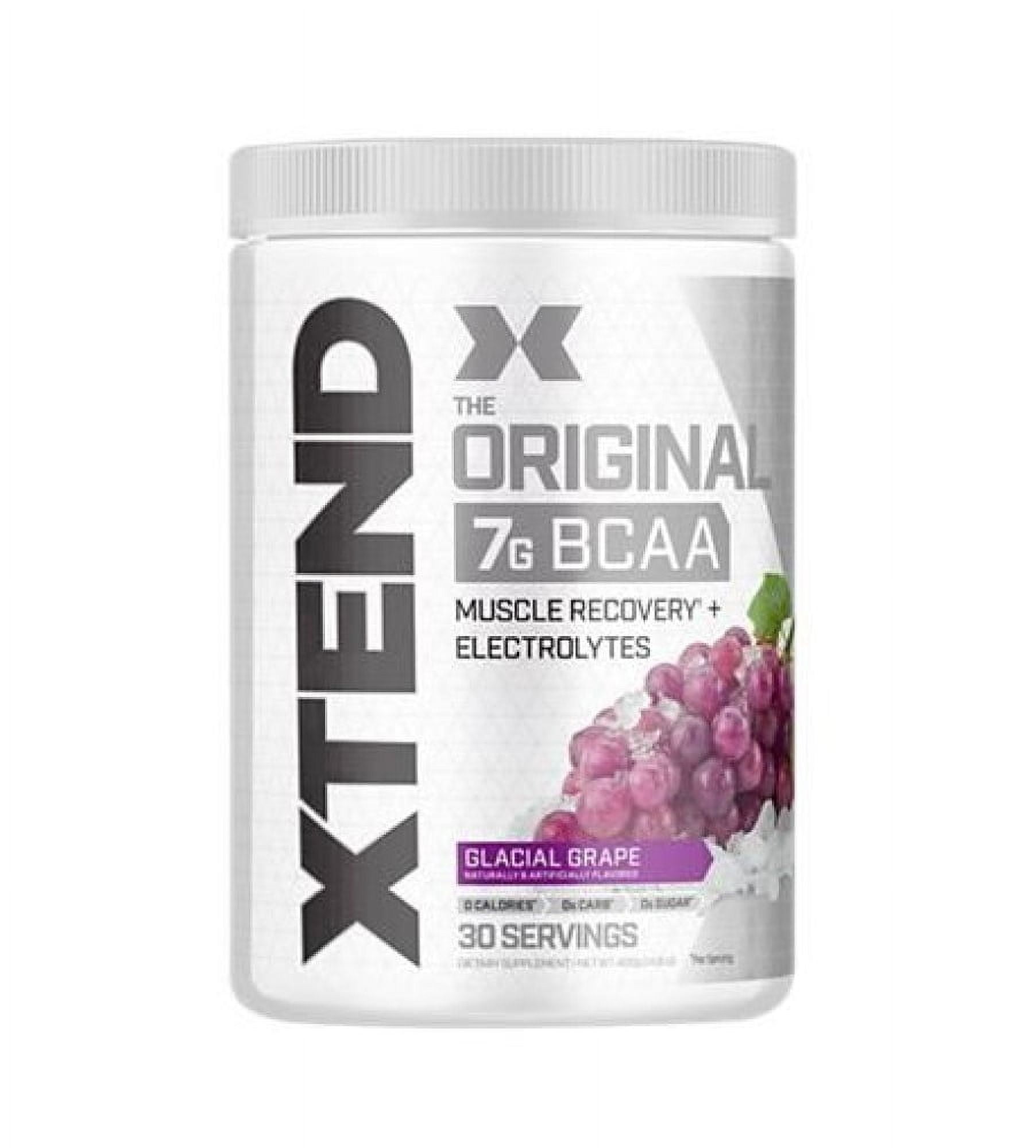 Xtend BCAA Muscle Recovery and Electrolytes Glacial Grape for Fast Recovery - 14.8oz - 30 Servings
