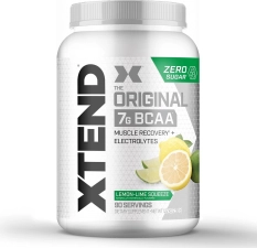 Xtend Original 7g BCAA Powder Muscle Recovery Sugar-Free Lemon Lime Squeeze 90 Servings