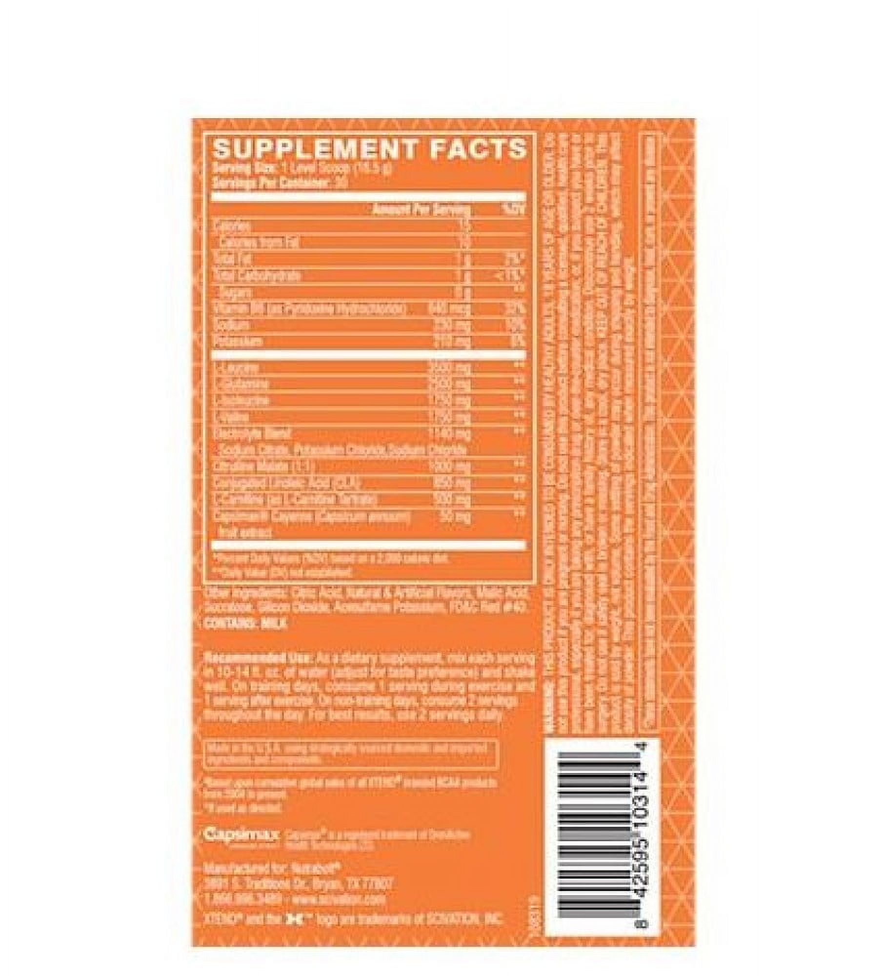 Xtend Ripped BCAA Recovery Fat Burning Strawberry Kiwi 30 1.09lbs