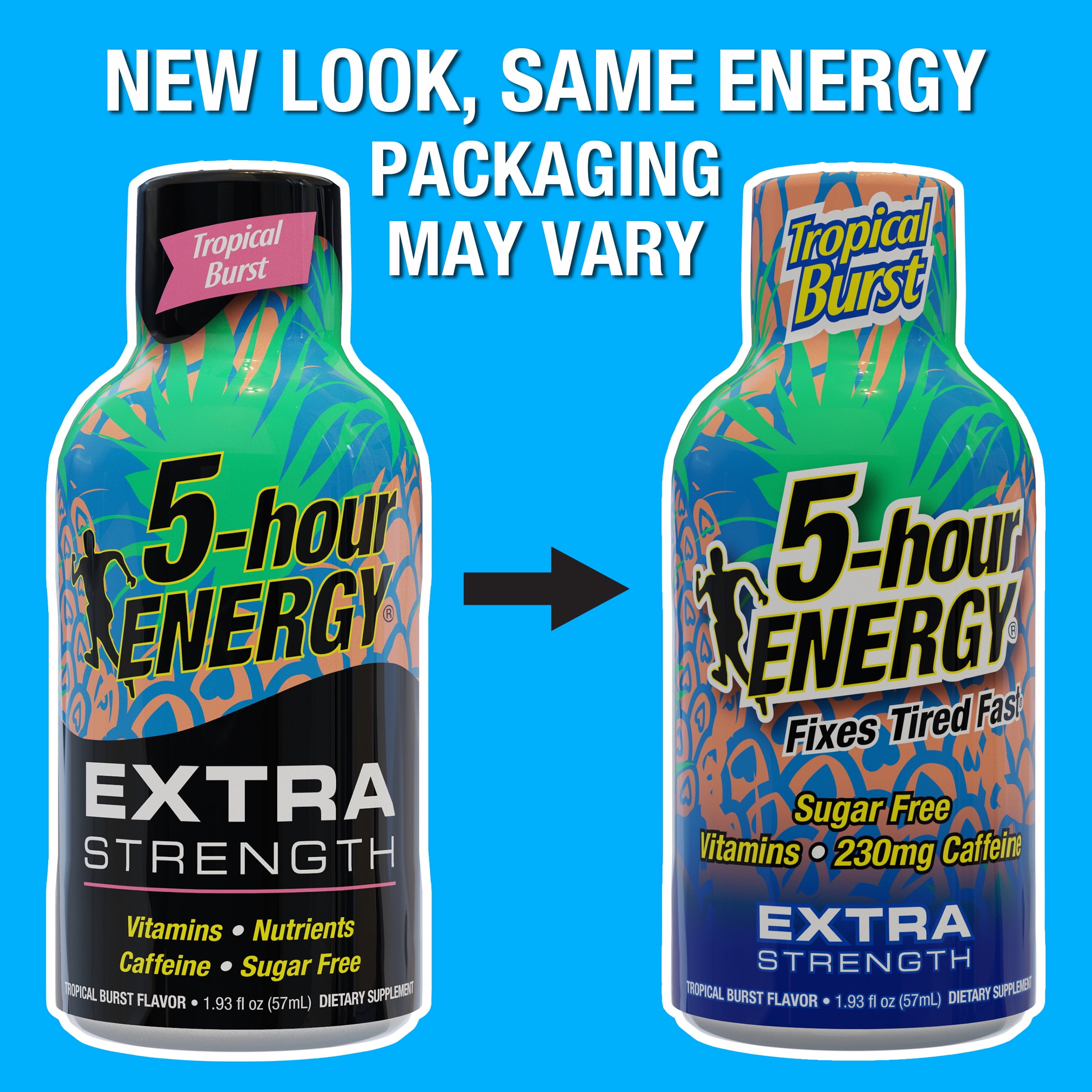 5-hour ENERGY Extra Strength Tropical Burst Shot 6 Count for Energy Boost