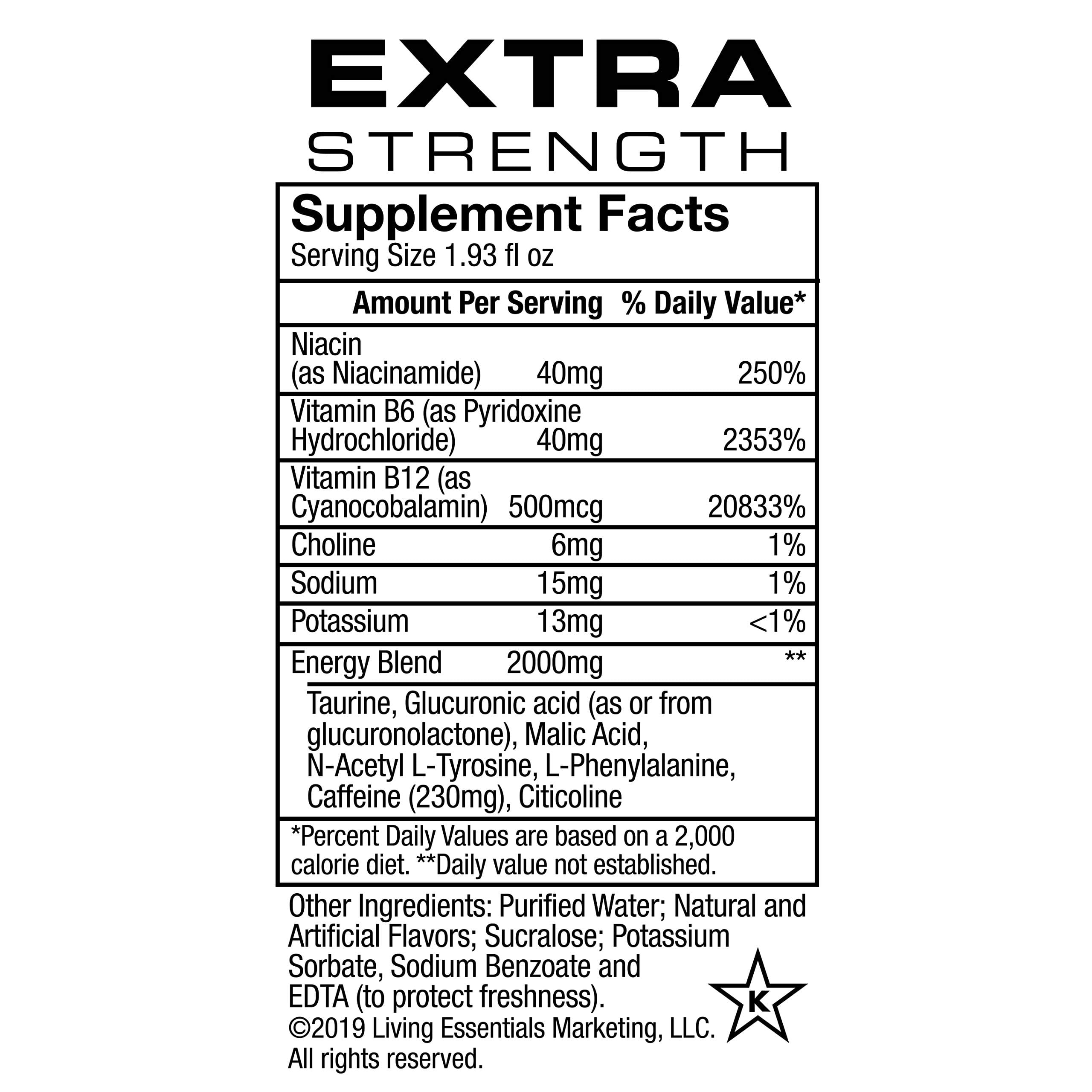 5-hour ENERGY Shot Extra Strength Strawberry Watermelon 1.93 oz 24 count