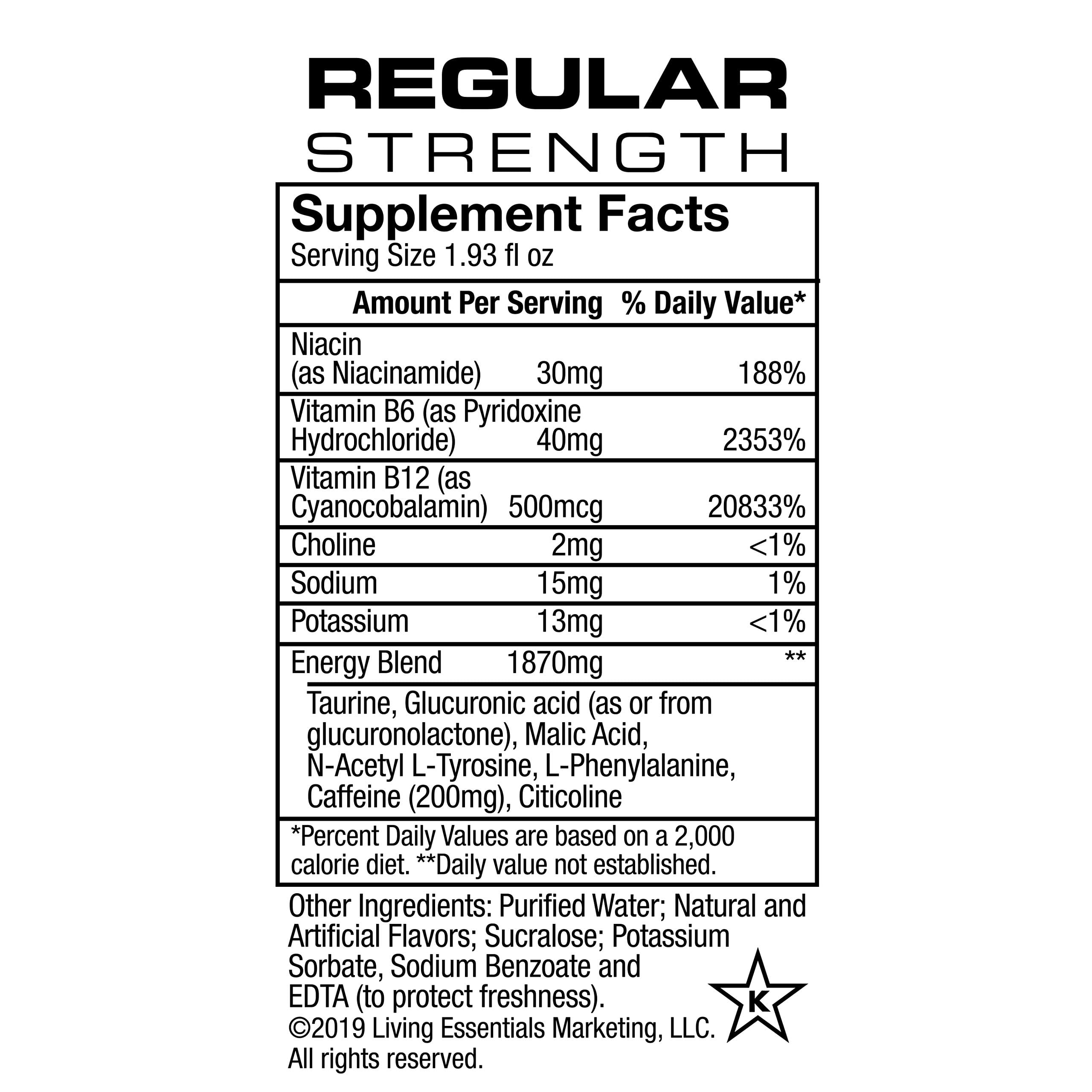 5-hour ENERGY Shots Berry 24 Count Pack, Regular Strength