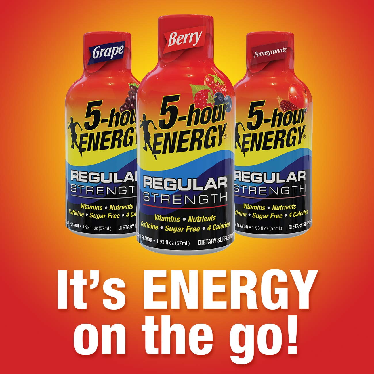 5-hour ENERGY Shots Berry 24 Count Pack, Regular Strength