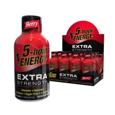 5-hour ENERGY Shot Extra Strength Berry 1.93 Oz 12 Count Energy Shot for Enhanced Performance and Alertness