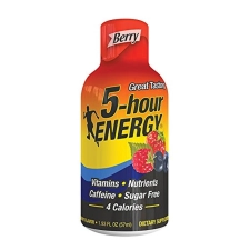 5-hour ENERGY Shot Berry 1.93 oz Bottle Pack of 12 for Boosted Energy