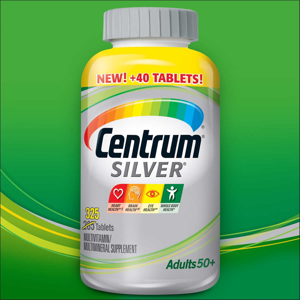 Centrum Silver Tablets for Adults 50 Plus - 325 Count