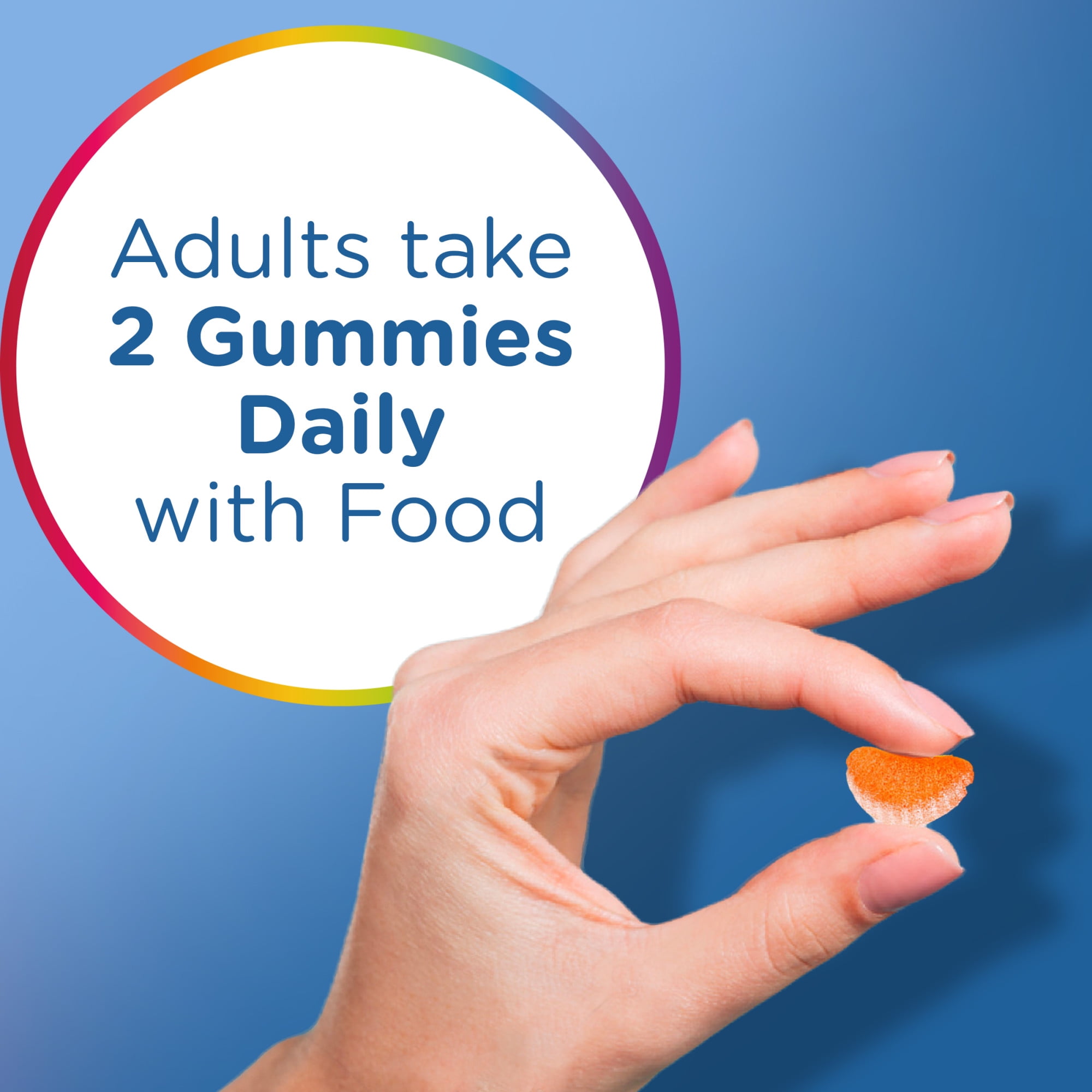 Centrum MultiGummies Multi+ Dual Action Gummy Vitamins Mental Focus 90 Count