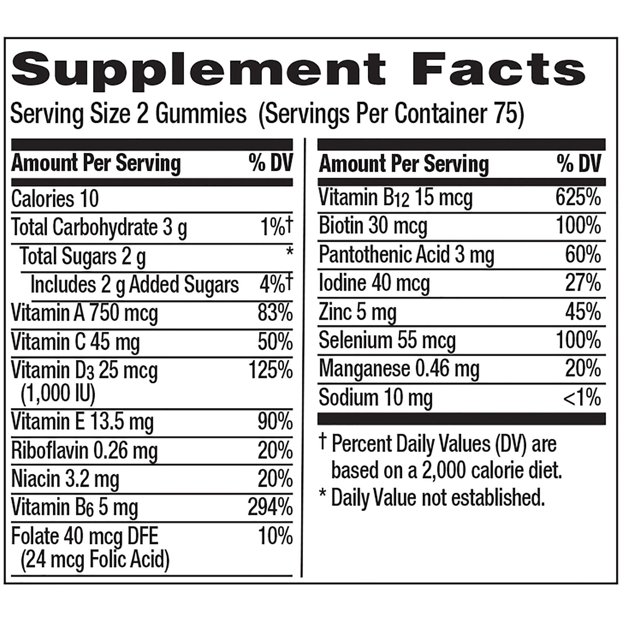 Centrum Multigummies Men Multivitamin Gummies Fruit Flavors 150 Ct