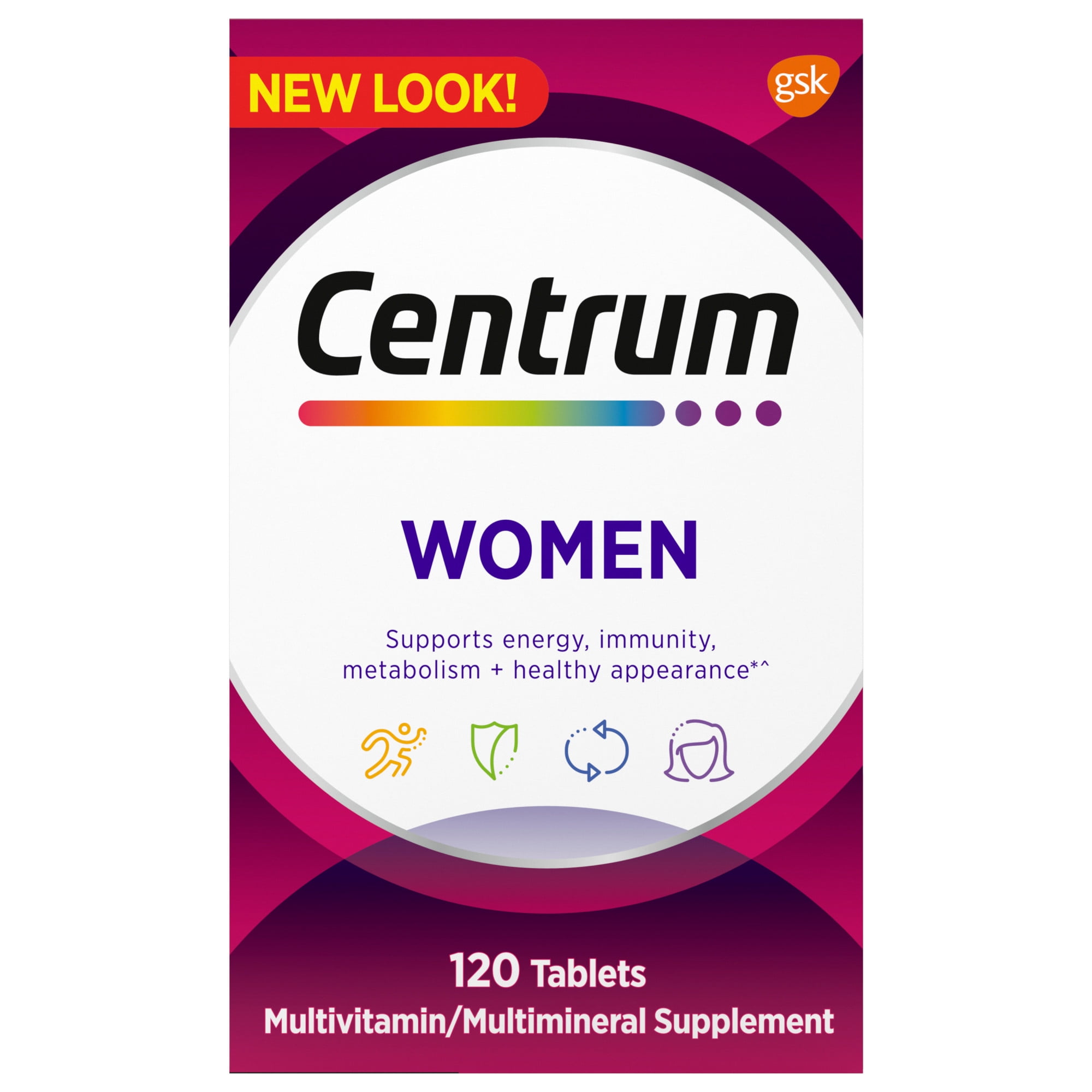 Centrum Women's Multivitamin 120 Count Tablet