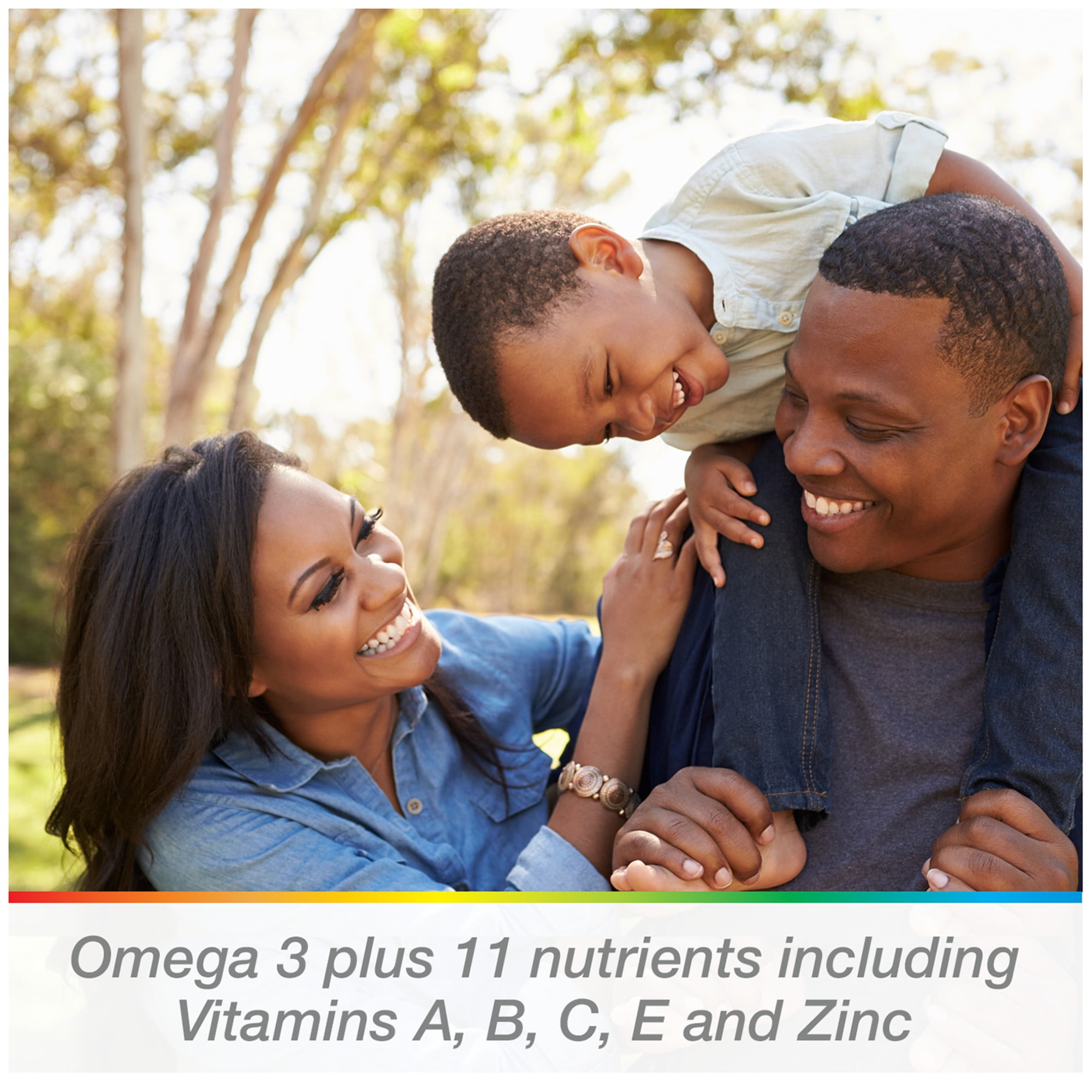 Centrum Adult Multivitamin Omega 3 Gummies Fruit Flavors 100 Ct