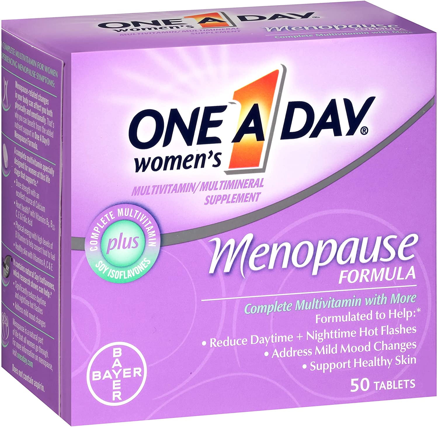 One A Day Women's Menopause Complete Multivitamin 50 Tablets Pack of 6