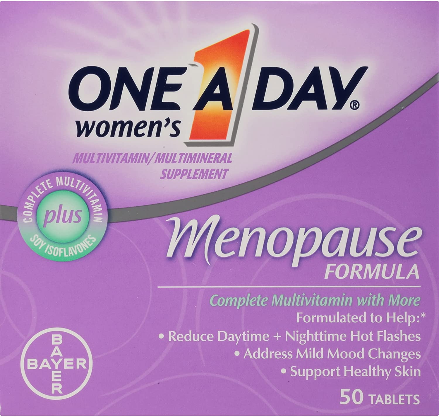 One A Day Women's Menopause Complete Multivitamin 50 Tablets Pack of 6