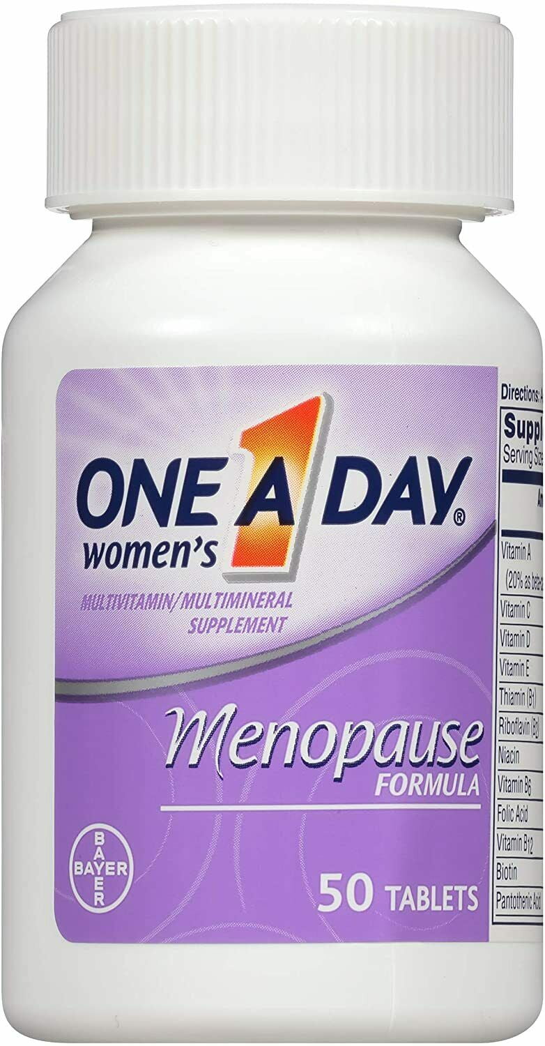 One A Day Women's Menopause Complete Multivitamin 50 Tablets Pack of 6