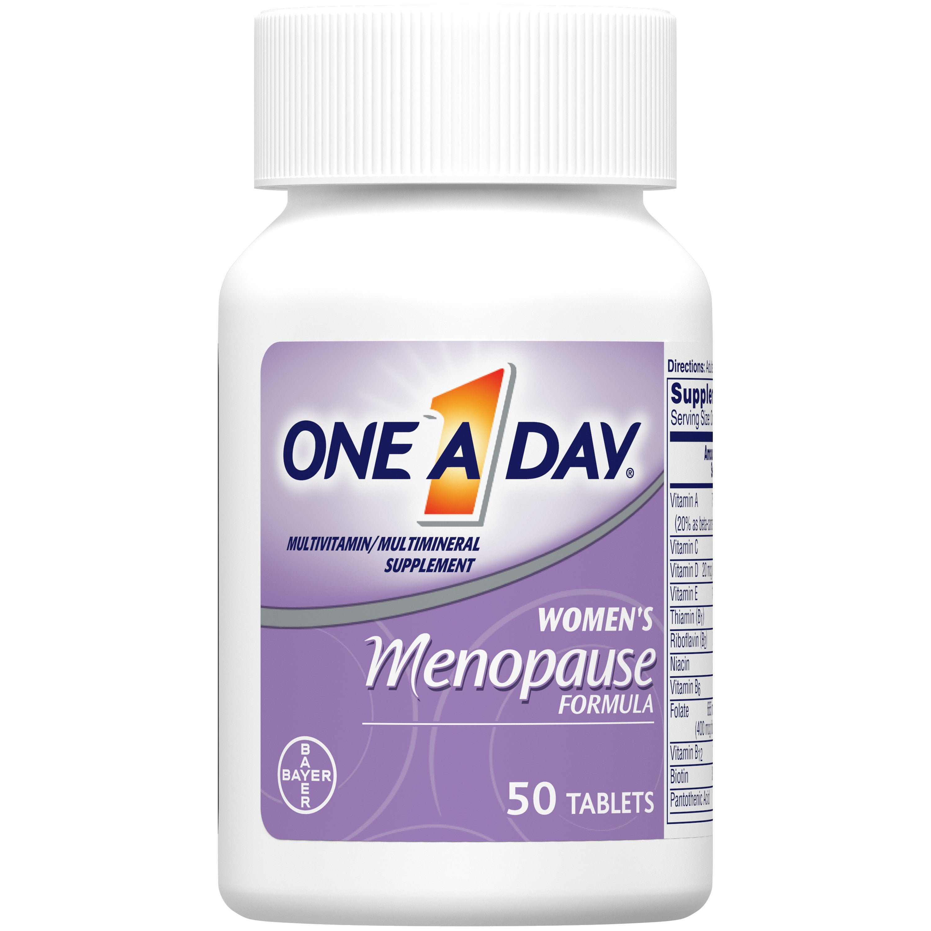 One A Day Women's Menopause Complete Multivitamin 50 Tabs 6 Pack