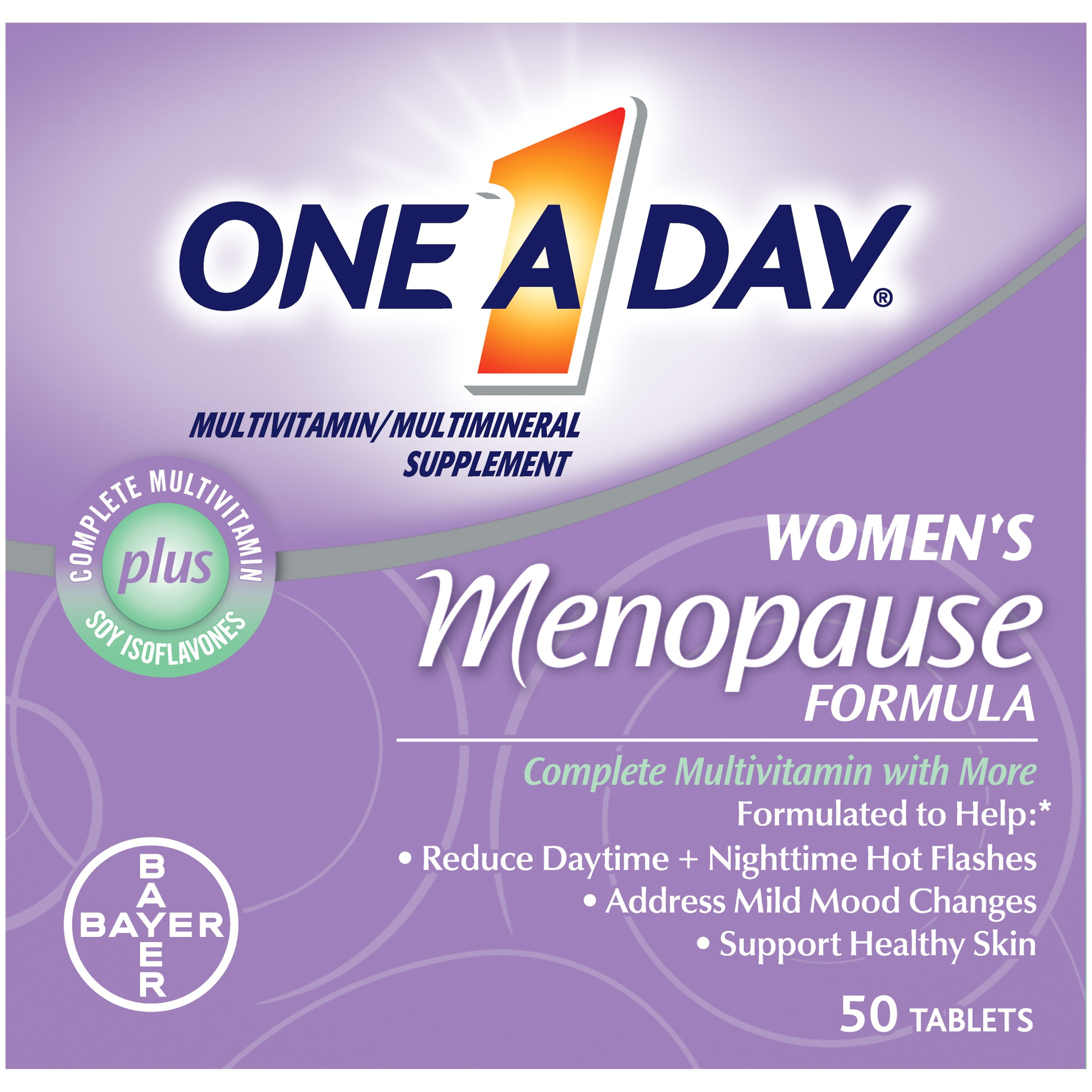 One A Day Women's Menopause Complete Multivitamin 50 Tabs 6 Pack