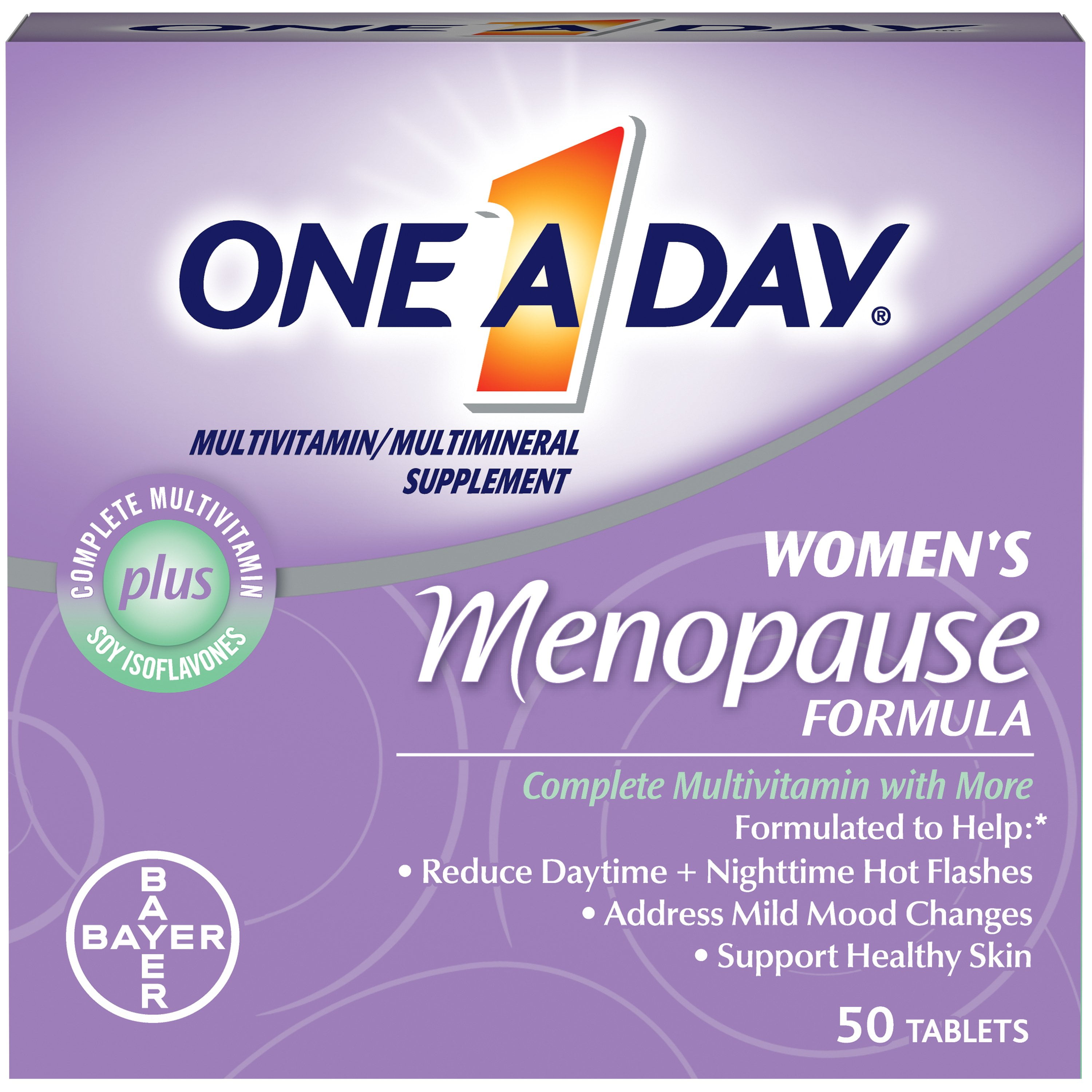 One A Day Women's Menopause Complete Multivitamin 50 Tabs 6 Pack