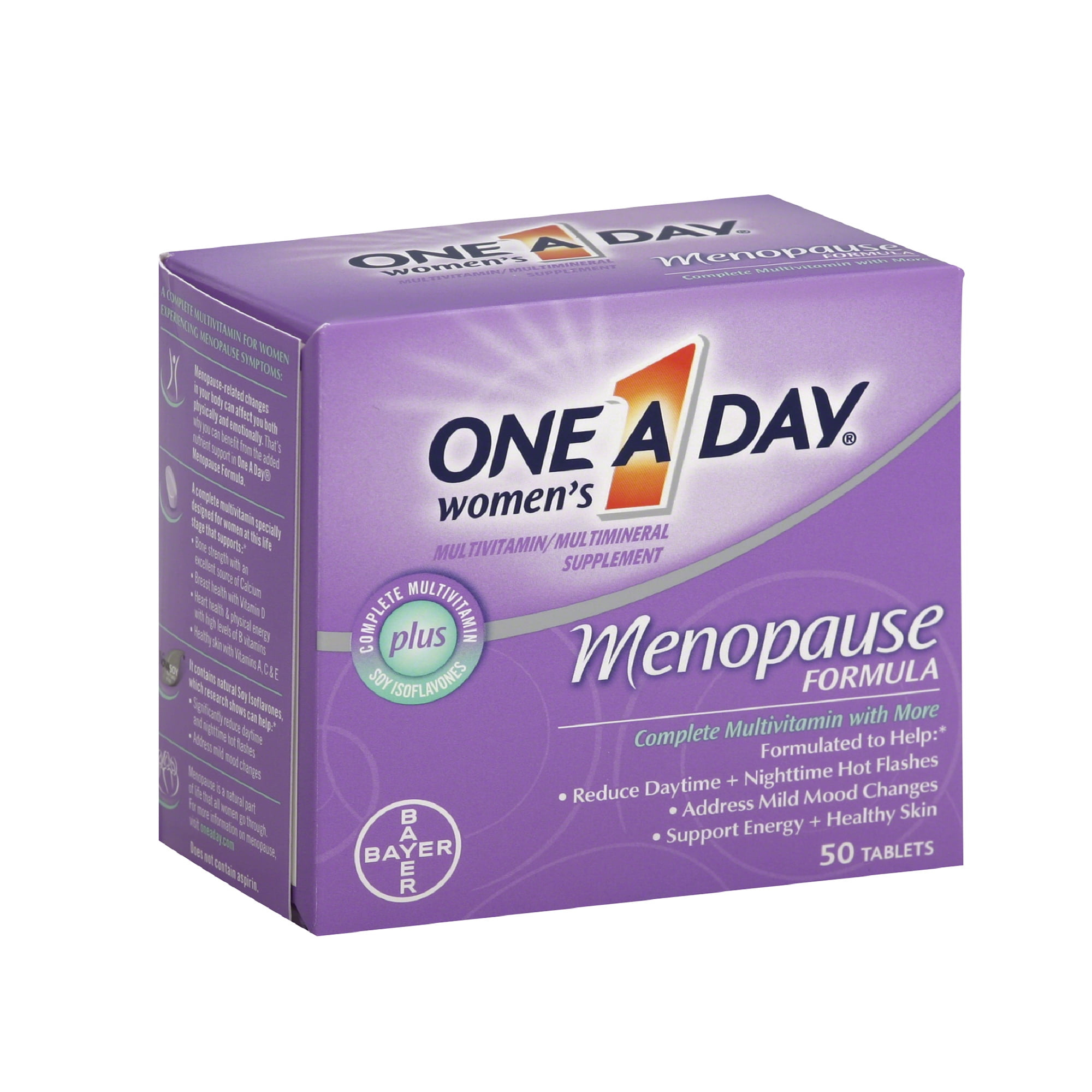 One A Day Women's Complete Multivitamin Menopause Formula 50 Tabs 5 Pack