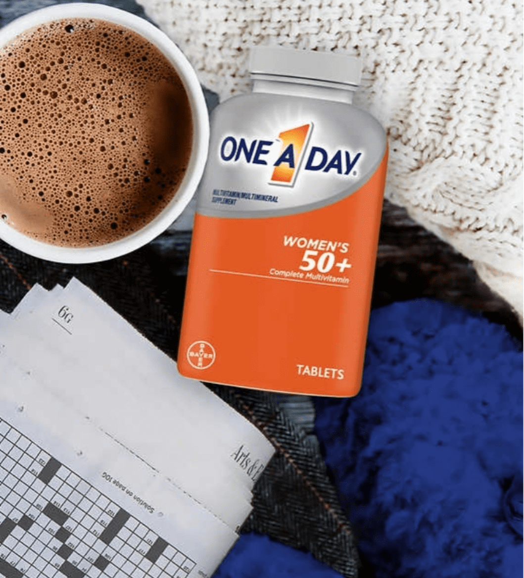 One a Day Men's 50+ Womens 50+ Complete Multivitamins for Healthy