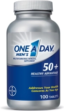 One A Day Men's 50 Plus Healthy Advantage Multivitamins 100 Count Pack of 2