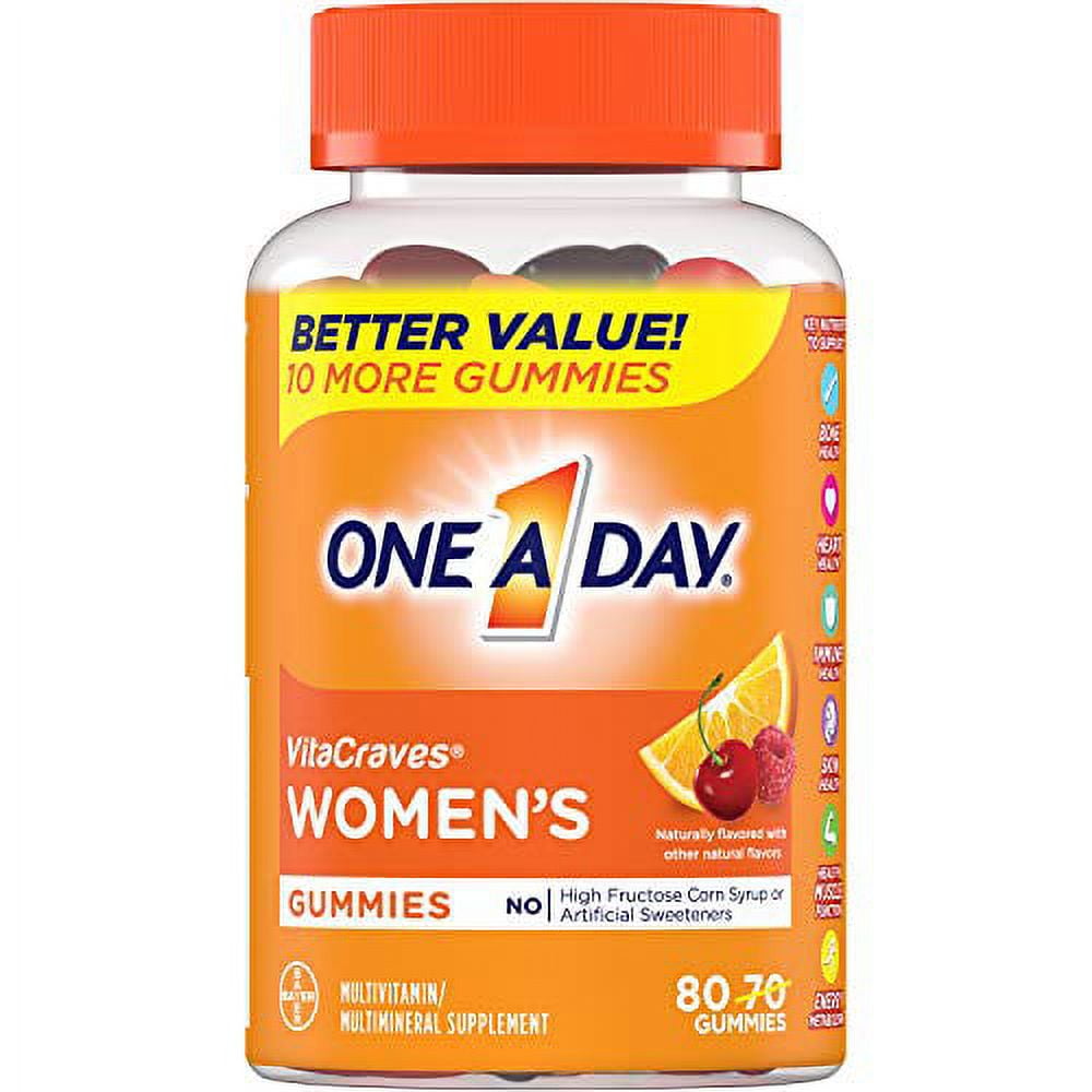 One A Day Women VitaCraves Gummy Multivitamin 160 ct 2 Pack