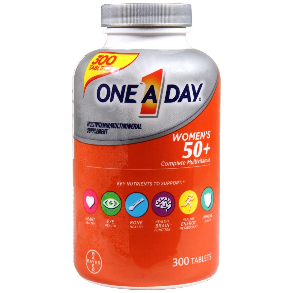 One a Day Women's 50 Plus Healthy Advantage Multivitamin Minerals 300 Tablets