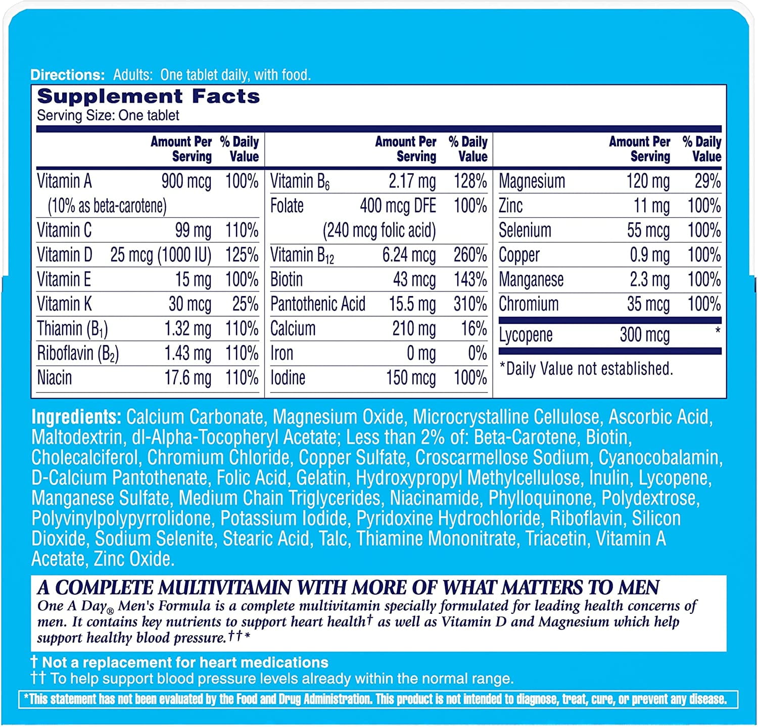 One a Day Women's Health Multivitamin 300 Count