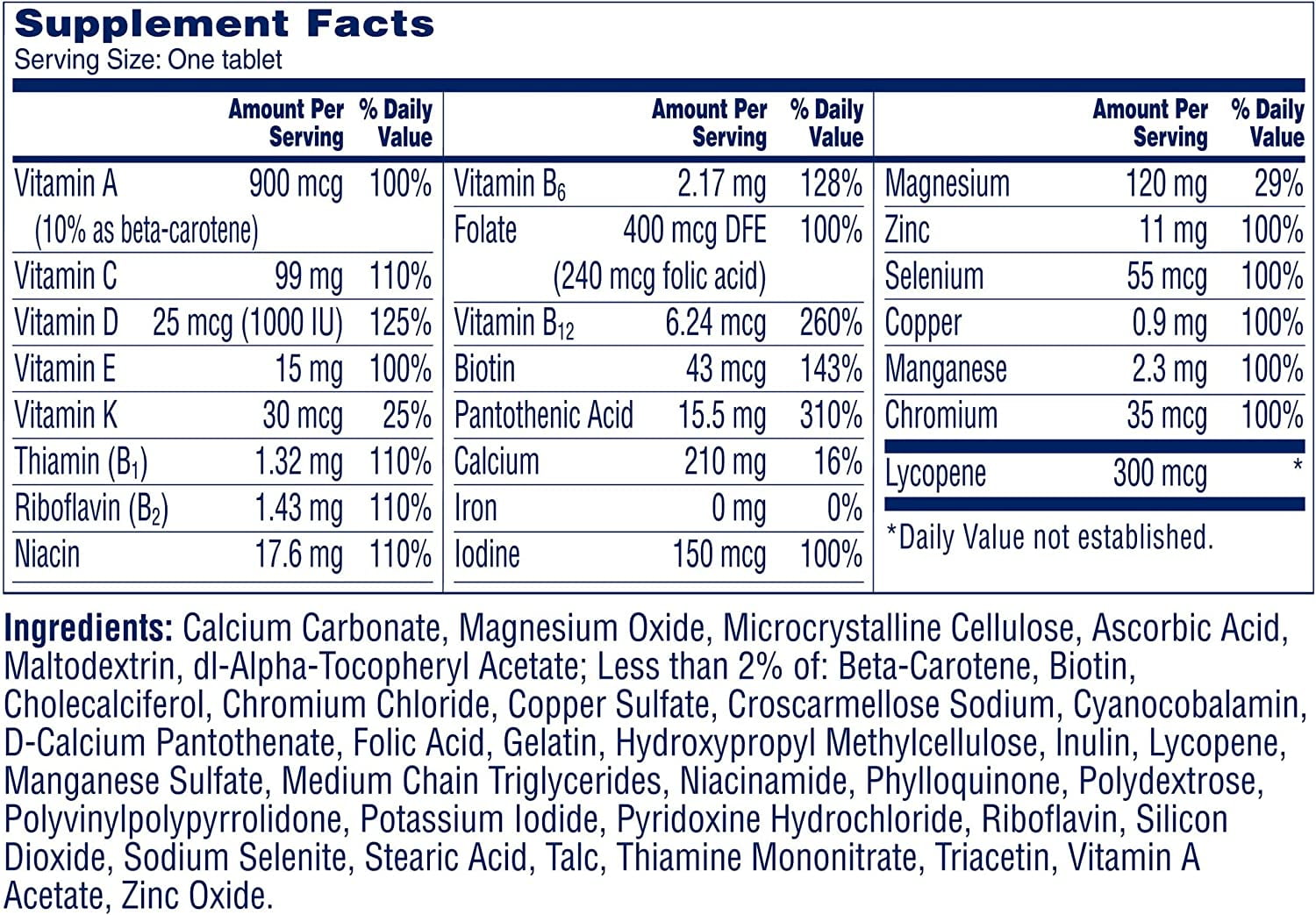One a Day Women's Health Multivitamin 300 Count