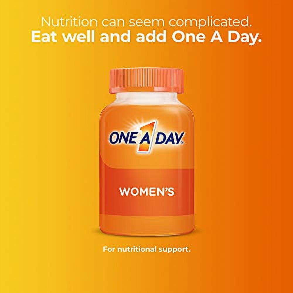 One A Day Women’s Multivitamin Gummies with Vitamin A C D E Zinc for Immune Health Support Calcium & more 80 count