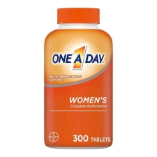 One A Day Women's Multivitamin 300 Tablets Supplement for Daily Nutrition.
