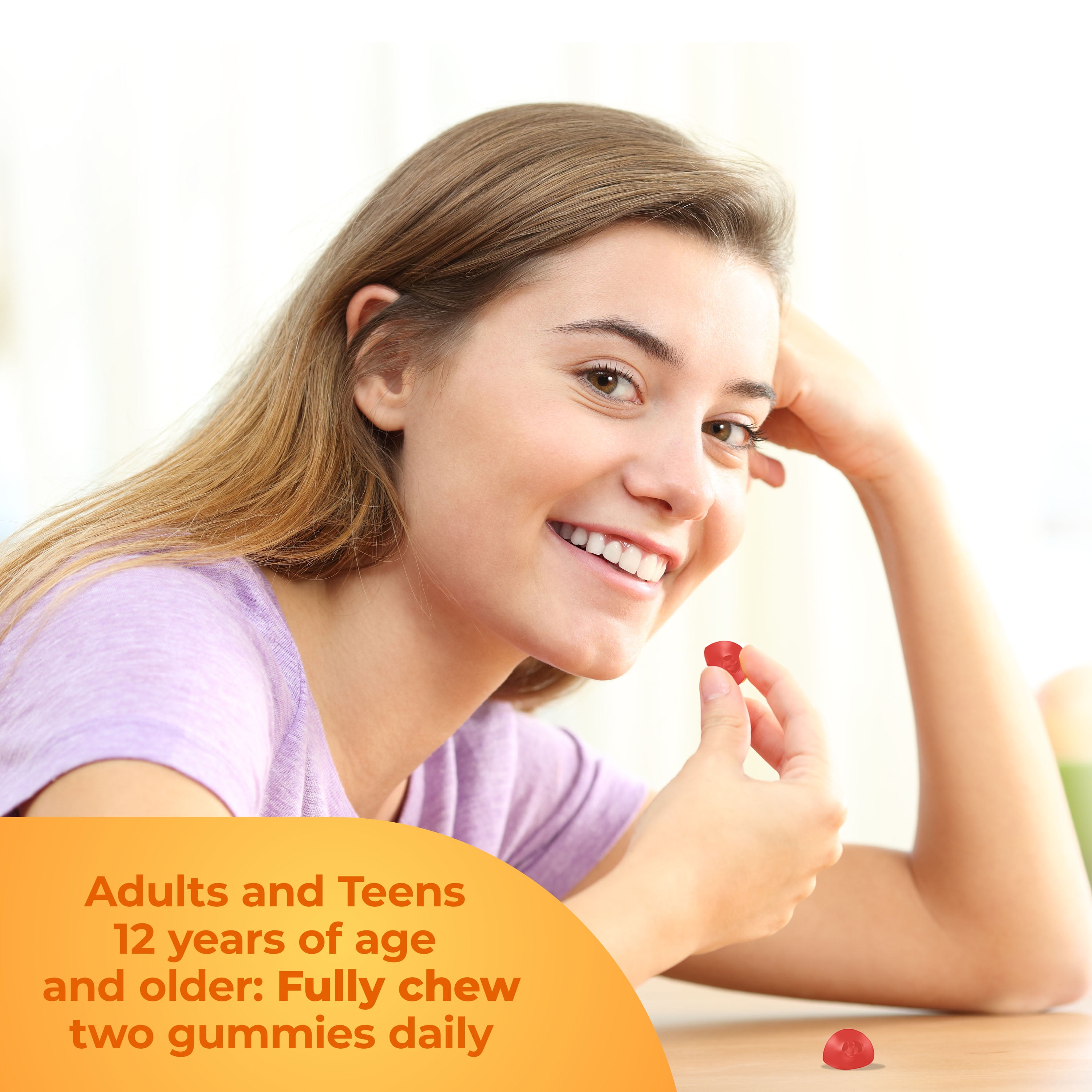 One A Day Teen Immunity Defense Gummy Multivitamin 120 Count