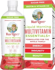 MaryRuth Organics Morning Liquid Multivitamin Immune Support Strawberry No Added Sugar 32 fl oz 946ml