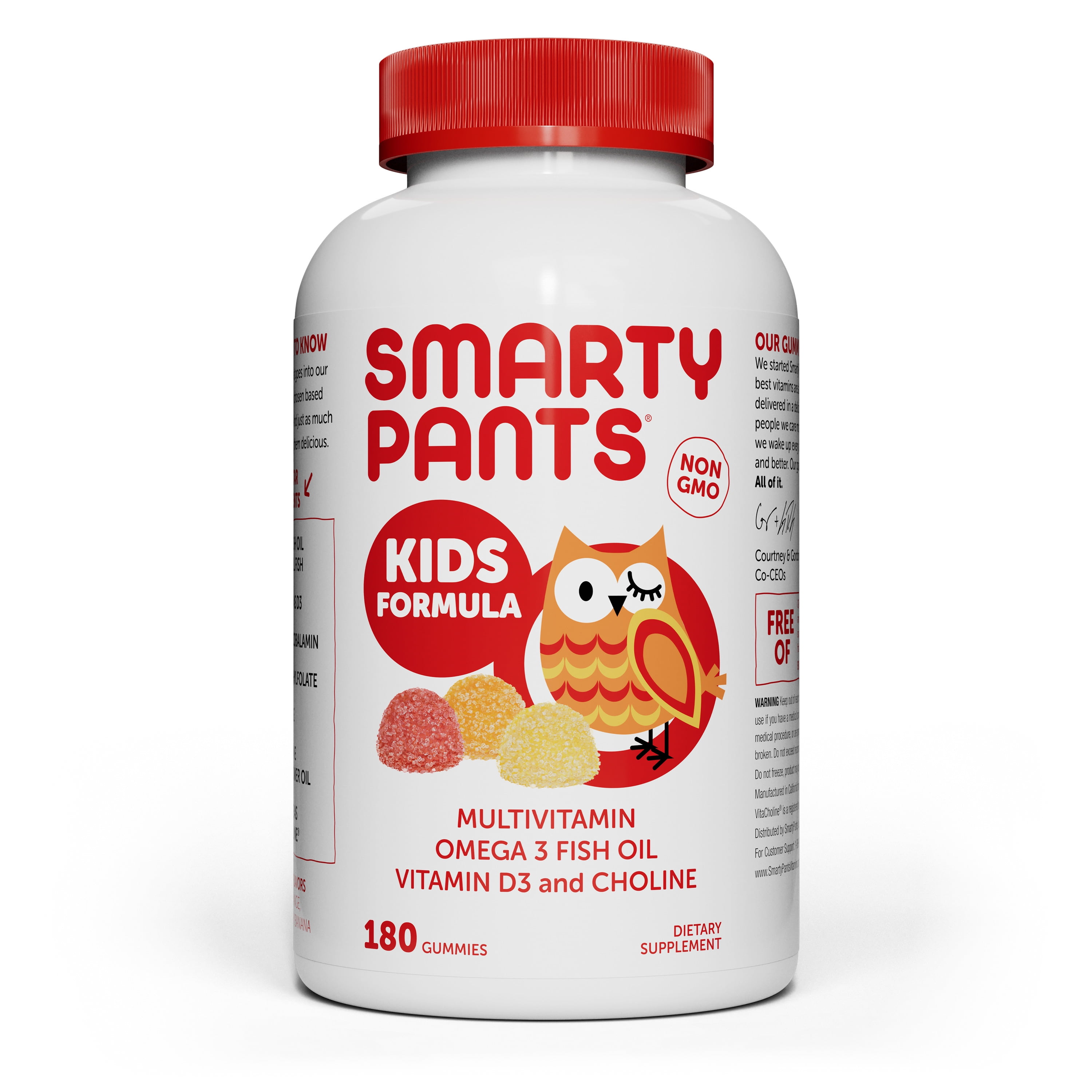 SmartyPants Kids Multivitamin Gummies 180 Count - Healthy Daily Supplement for Children by amerikasepetim