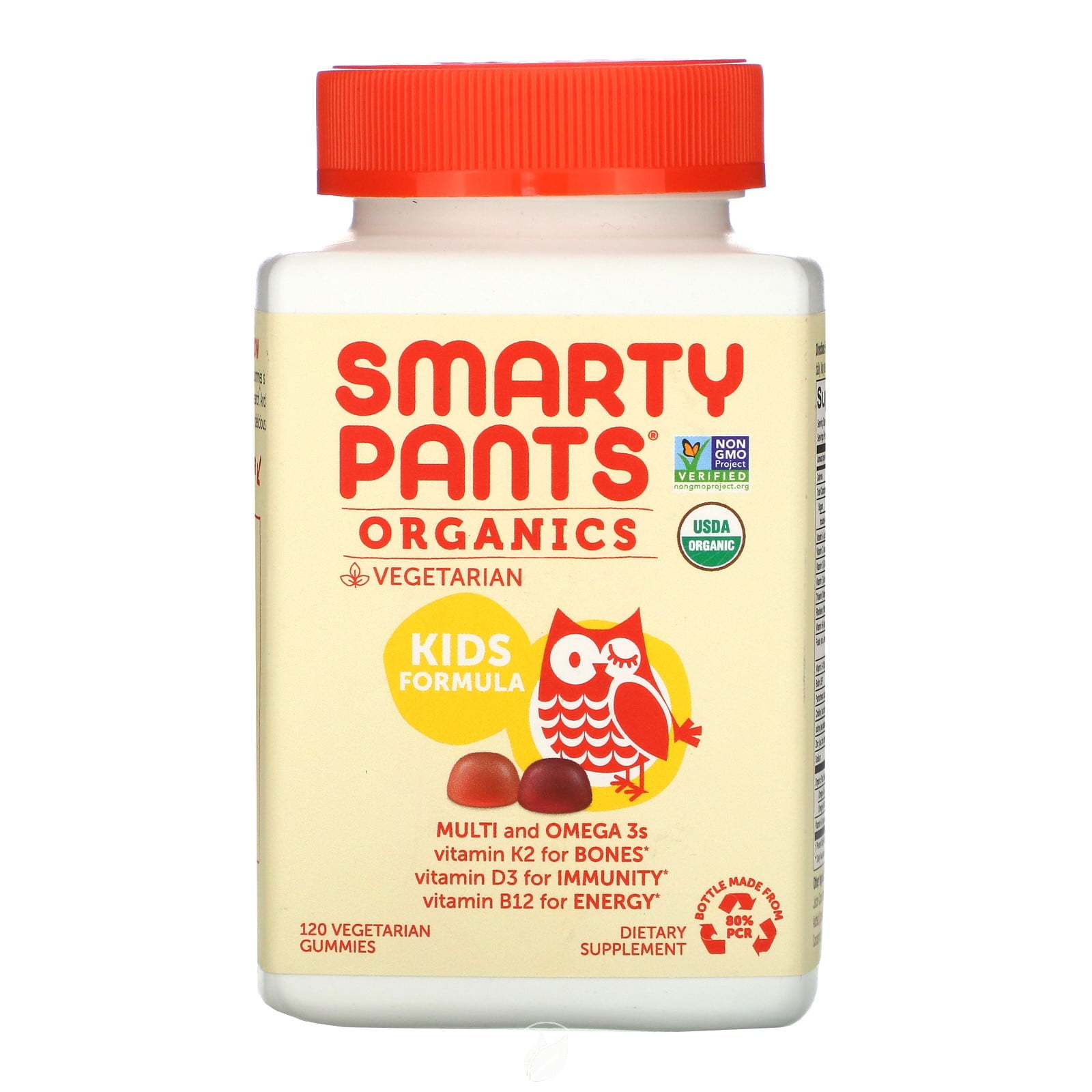 Smartypants Organic Kids Formula 120 Gummy