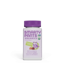 SmartyPants Organic Toddler Formula 60 count for Healthy Growth and Development