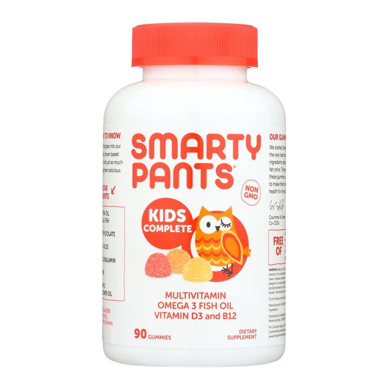 Smarty Pants Kids Fiber Multivitamin Gummies 90 Count