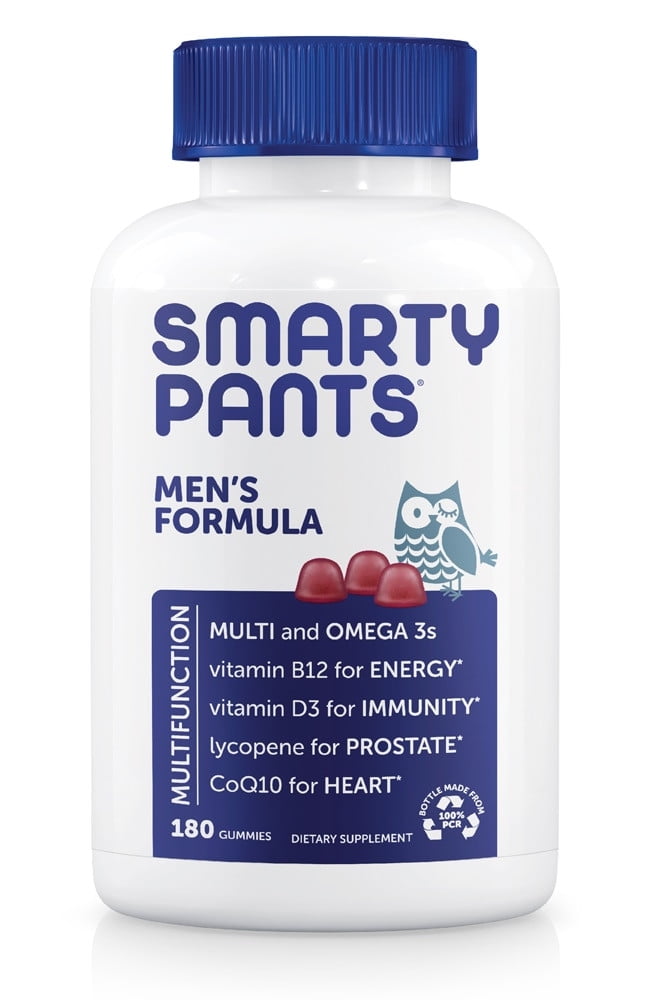 SmartyPants Men Mo Complete Multivitamin 180 Gummies for Health Aisle